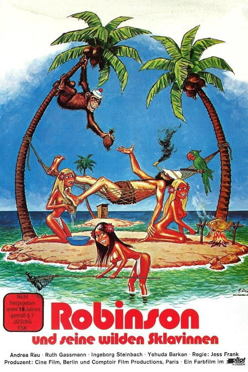 Робинзон и его дикие рабыни (1972) — постер фильма, смотреть онлайн в HD на HDRezka
